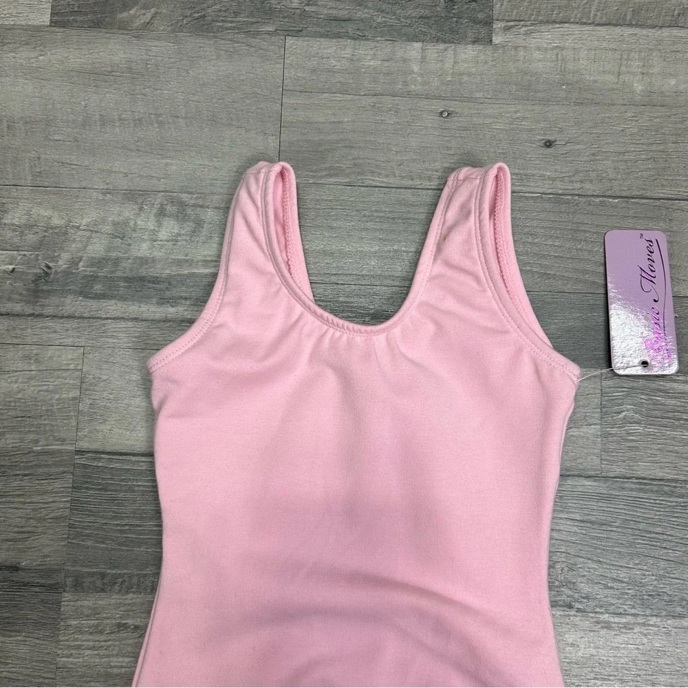 Basic Moves Toddler Girls Pink Leotard 4/5